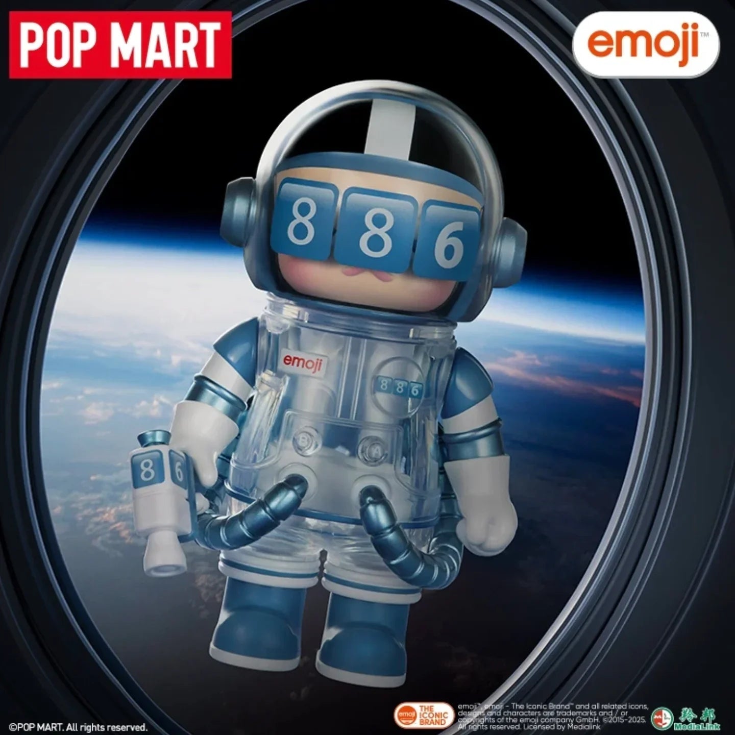 MEGA SPACE MOLLY 100% × emoji？ Series Figures. Blind Box - POP BOX