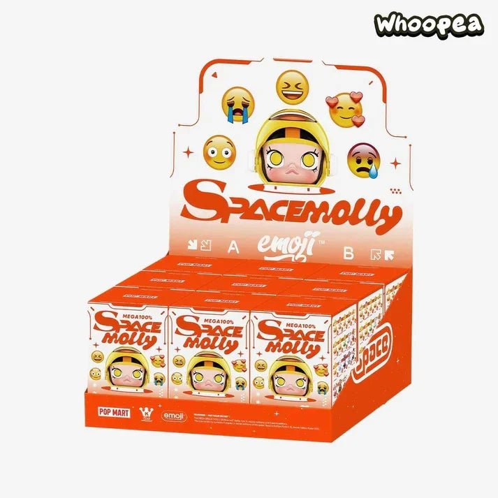 MEGA SPACE MOLLY 100% × emoji？ Series Figures. Blind Box - POP BOX