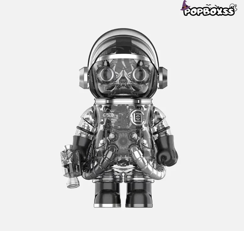 MEGA SPACE MOLLY 400% CLOT - Black Alienegra & ''IN SPACE'' 3D Painting (PRE - ORDER) - POP BOX