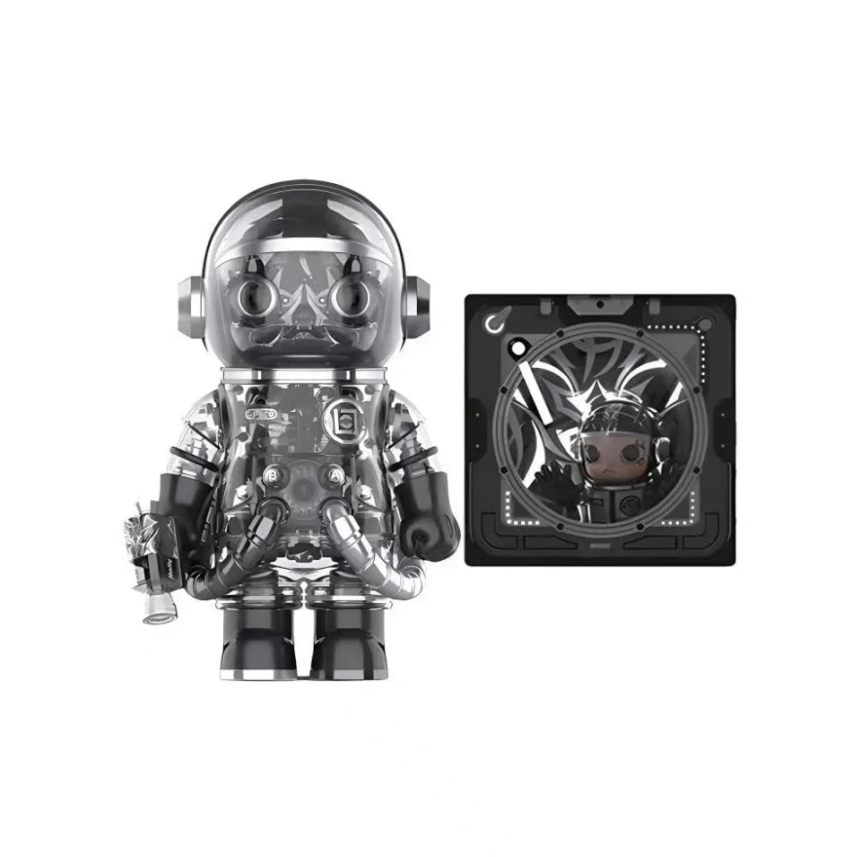MEGA SPACE MOLLY 400% CLOT - Black Alienegra & ''IN SPACE'' 3D Painting (PRE - ORDER) - POP BOX