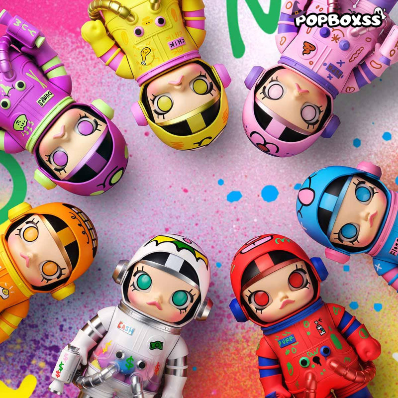 MEGA SPACE MOLLY 400% JON BURGERMAN SPACE CADETS Series Figures. Blind Box - POP BOX