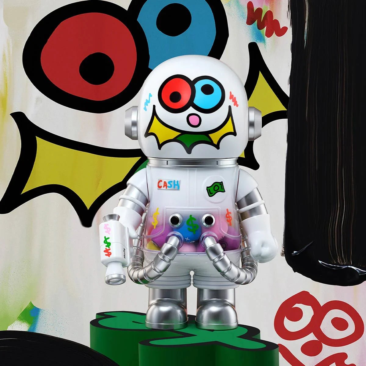 MEGA SPACE MOLLY 400% JON BURGERMAN SPACE CADETS Series Figures. Blind Box - POP BOX