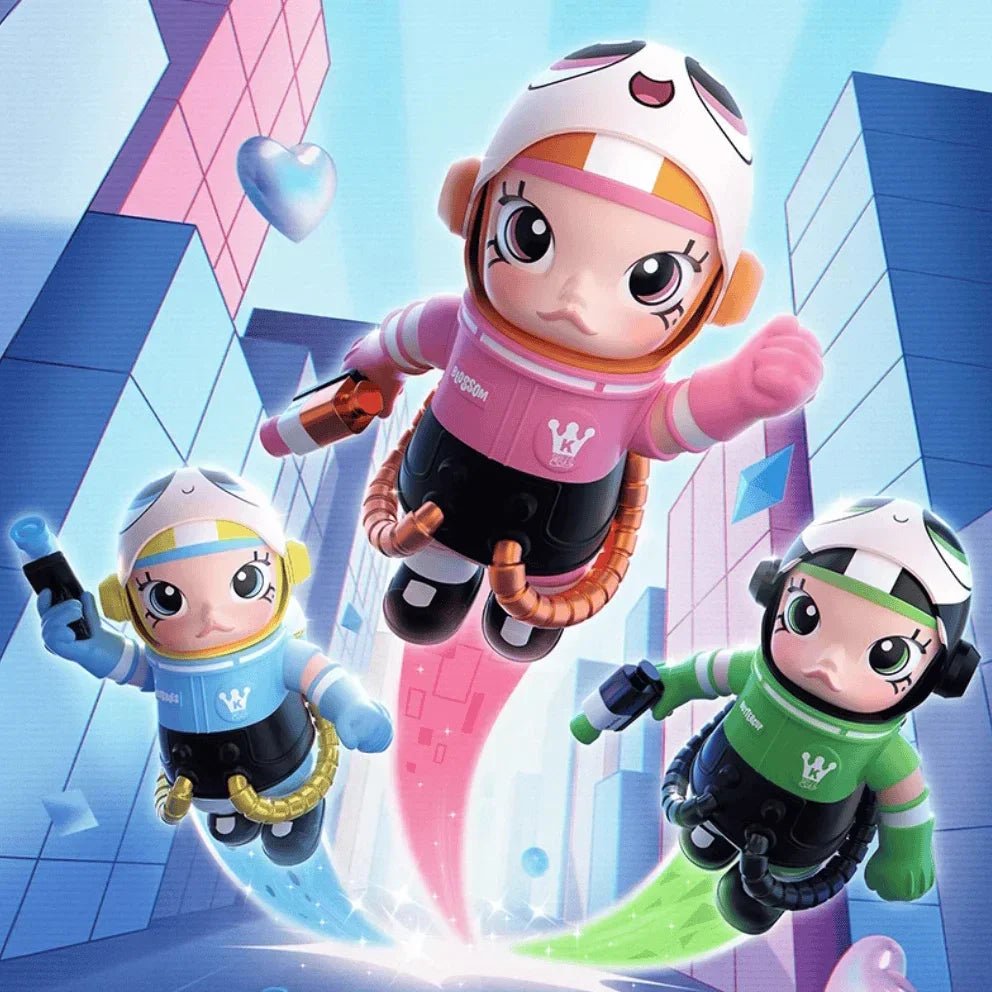 Mega Space Molly 400%+100% The Powerpuff Girls Series PVC Figures - POP BOX
