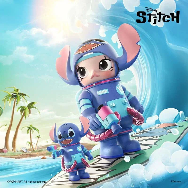 MEGA SPACE MOLLY Stitch 400% Figure - POP BOX