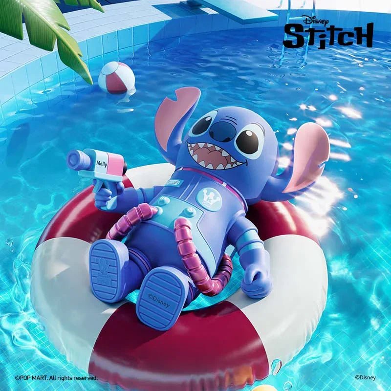 MEGA SPACE MOLLY Stitch 400% Figure - POP BOX