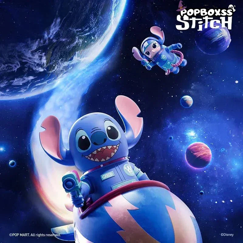 MEGA SPACE MOLLY Stitch 400% Figure - POP BOX