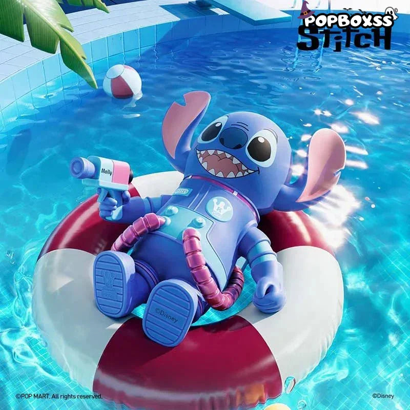 MEGA SPACE MOLLY Stitch 400% Figure - POP BOX