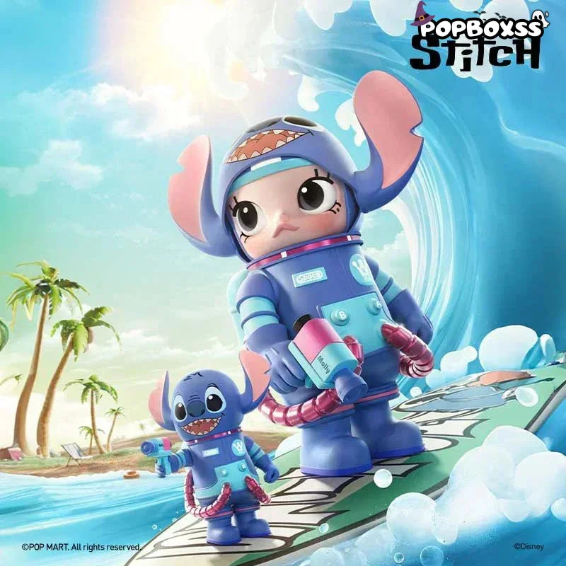 MEGA SPACE MOLLY Stitch 400% Figure - POP BOX