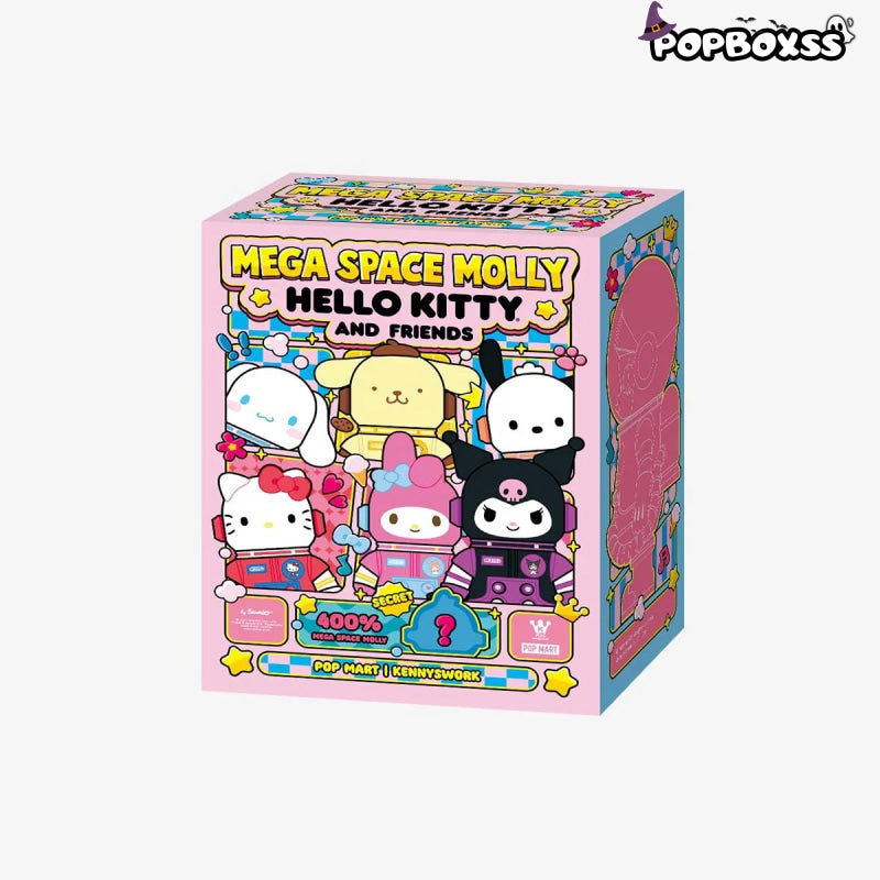 MEGA SPACE MOLLY x SANRI0 Characters Series 400% - POP BOX