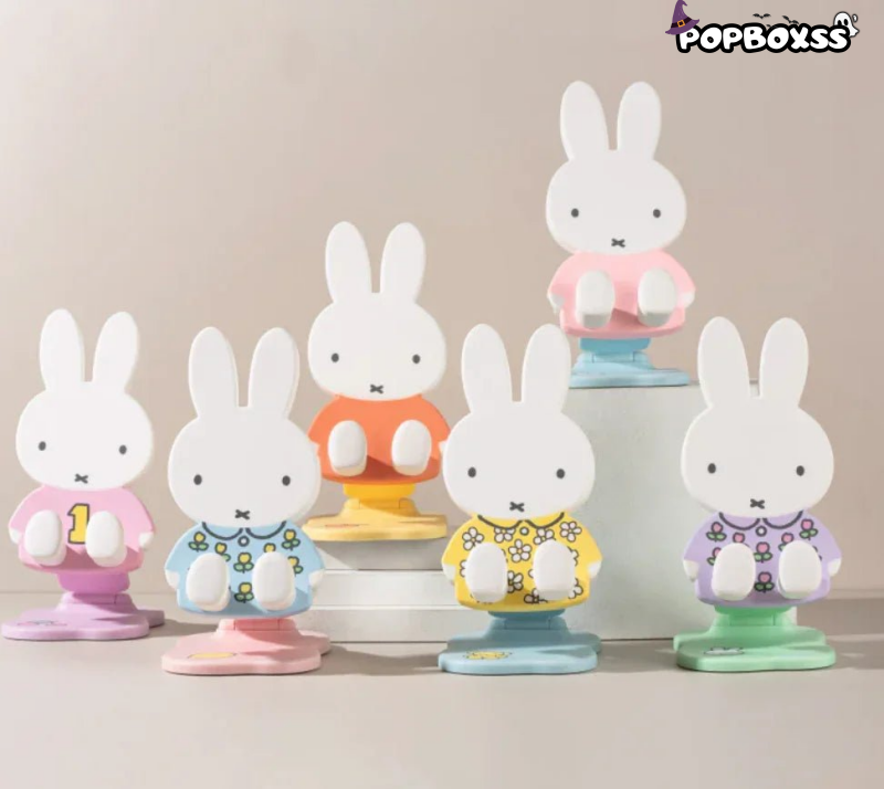 Miffy Folding Phone Stand Series Figures, Blind Box - POP BOX