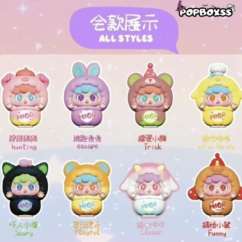 MIGO Mischievous Cute Mini Series Figures. Blind Box - POP BOX