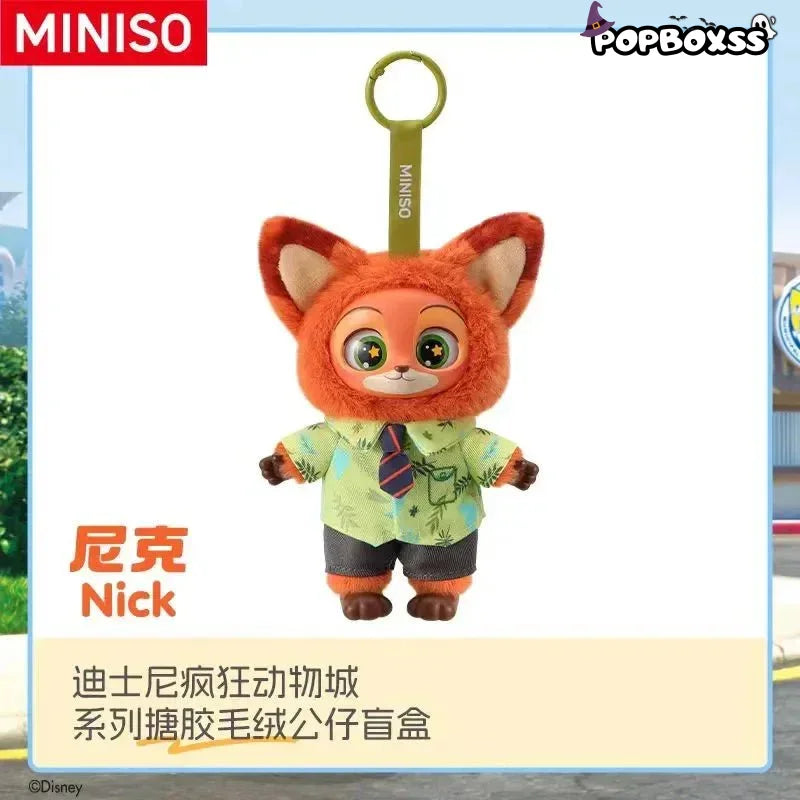 Miniso Zootopia Vinyl Plush Pendant Mystery Blind Box - POP BOX