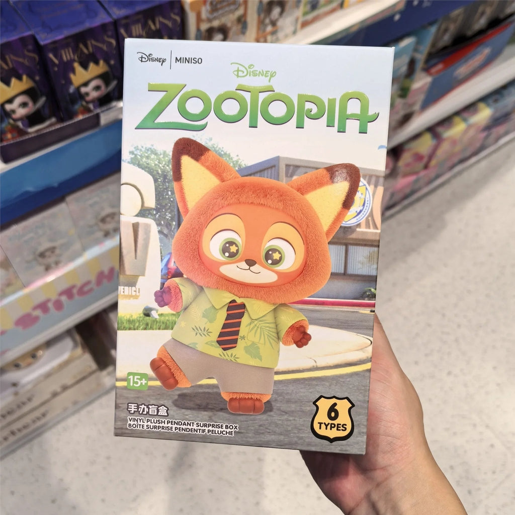Miniso Zootopia Vinyl Plush Pendant Mystery Blind Box - POP BOX