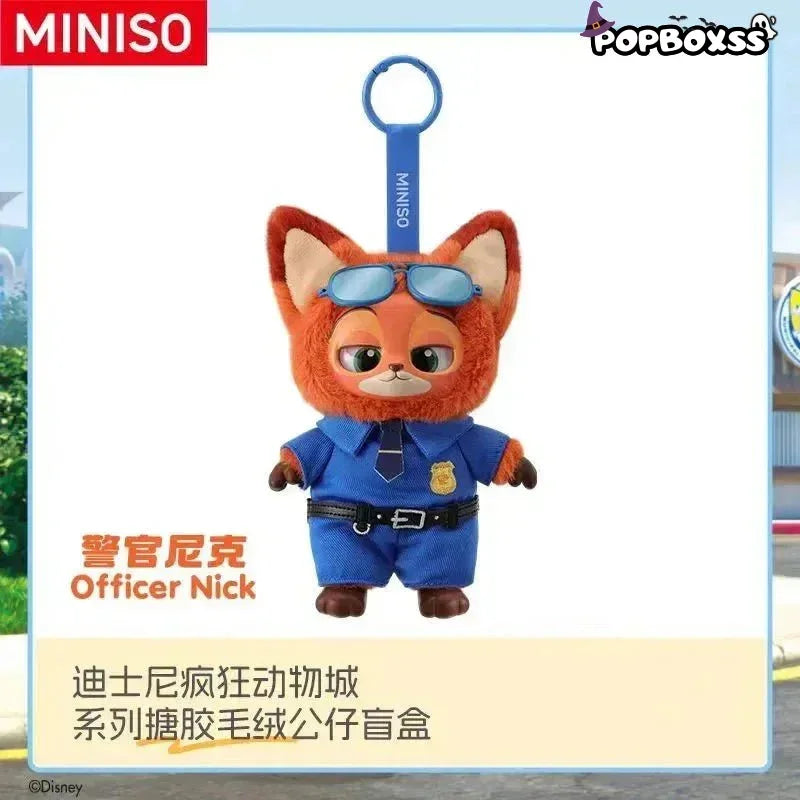 Miniso Zootopia Vinyl Plush Pendant Mystery Blind Box - POP BOX
