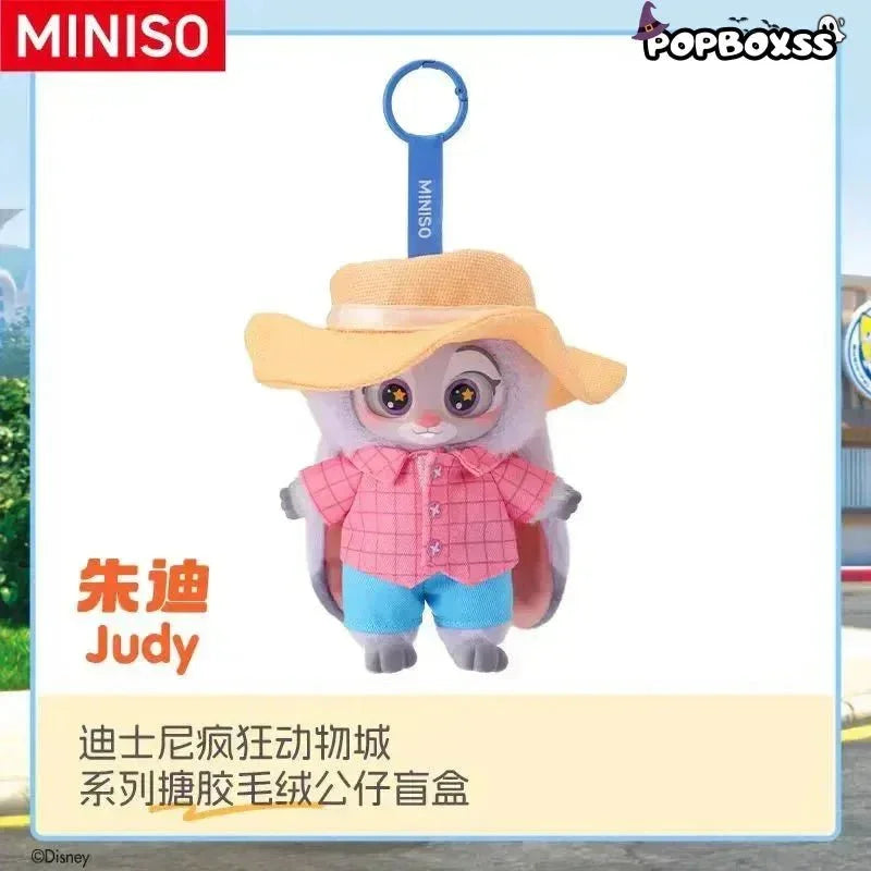 Miniso Zootopia Vinyl Plush Pendant Mystery Blind Box - POP BOX