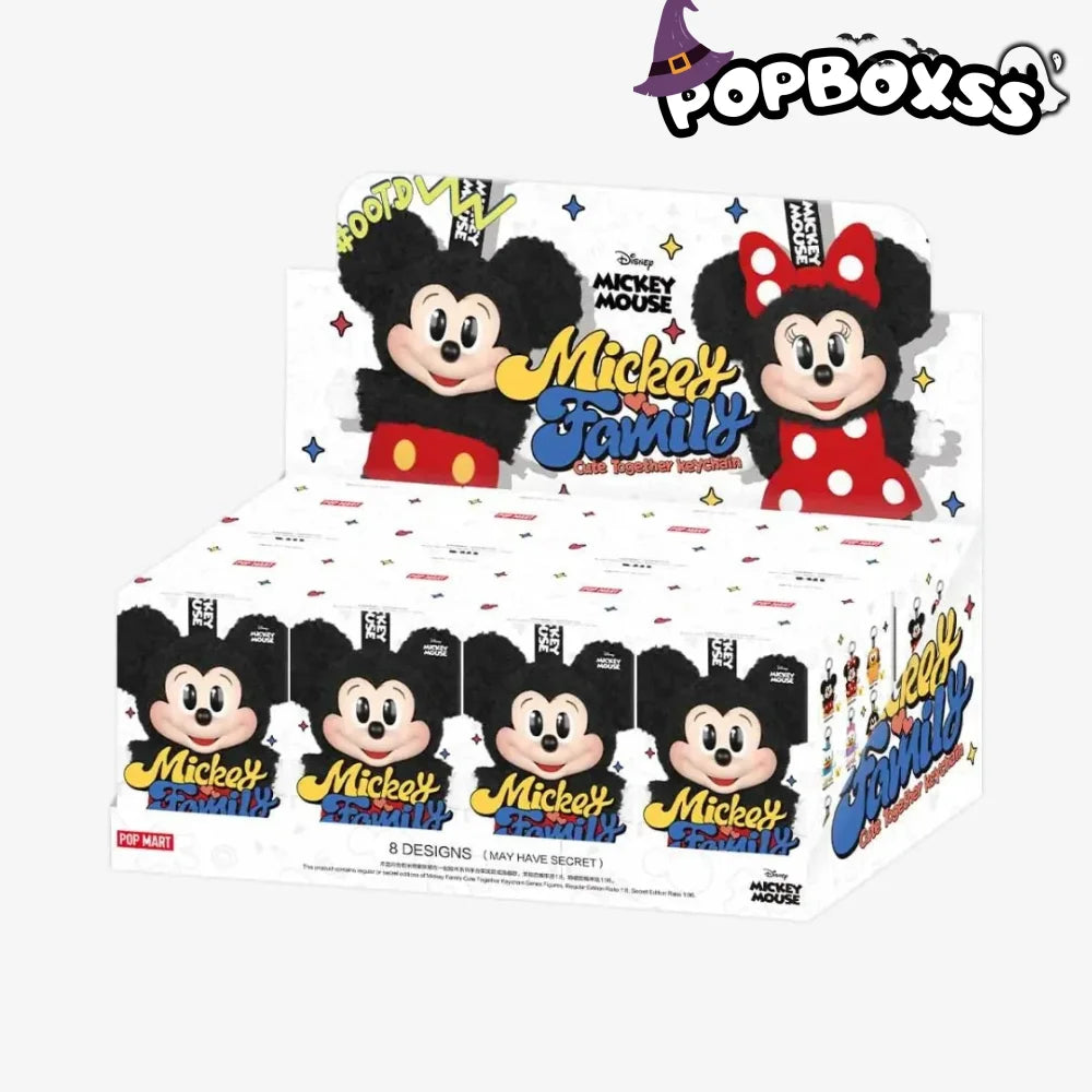 MlCKEY FAMILY Cute Together Keychain Series Plush Blind Box mickey - POP BOX