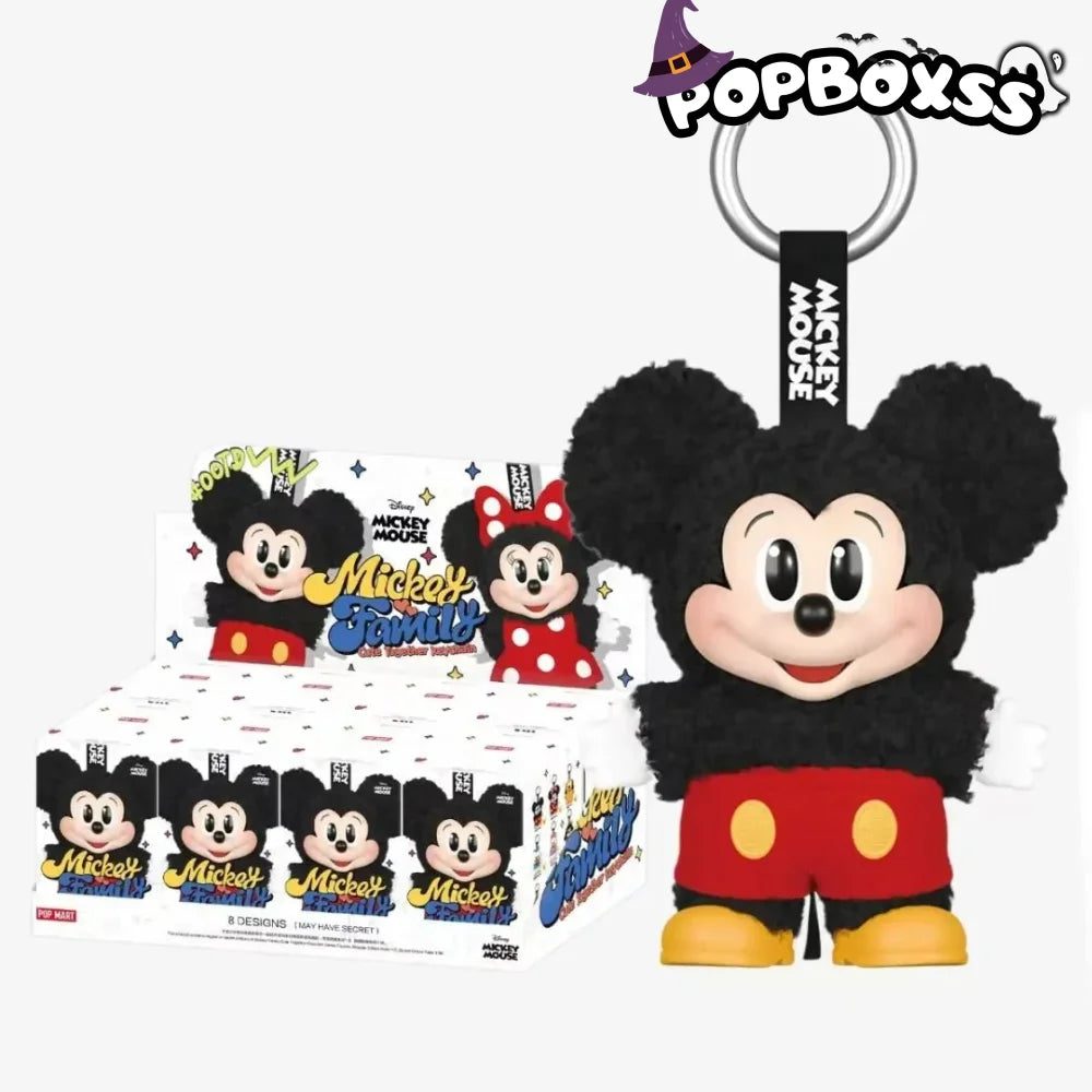 MlCKEY FAMILY Cute Together Keychain Series Plush Blind Box mickey - POP BOX