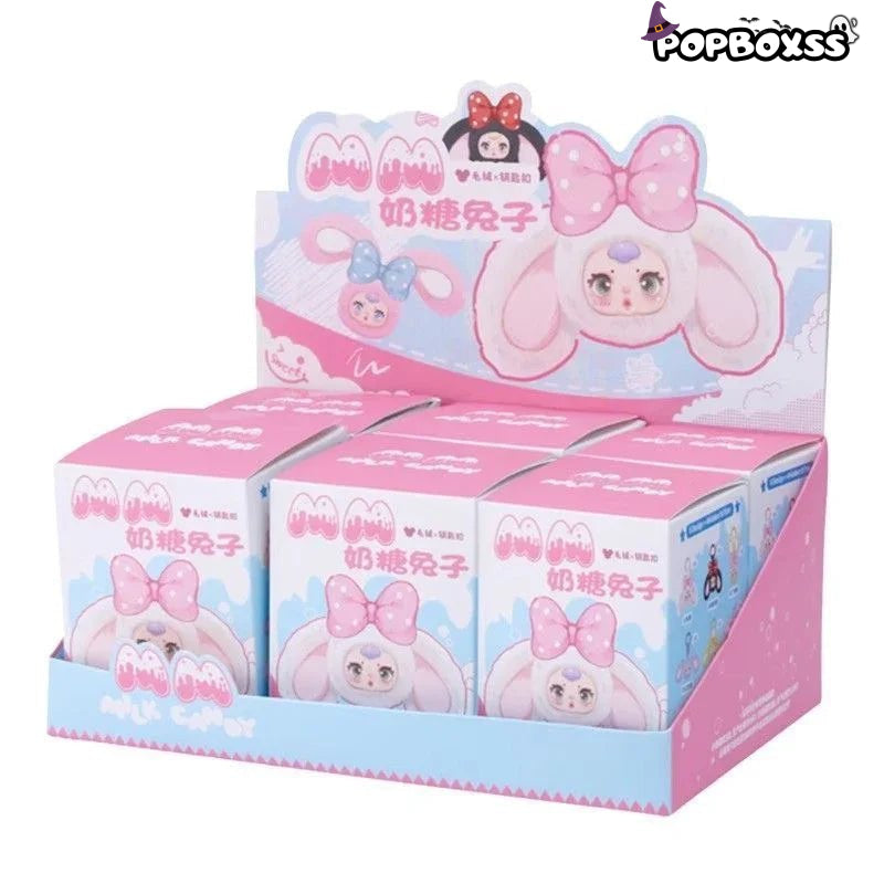 MM Candy Bunny V2 Series Plush Keychain Dolls. Blind Box - POP BOX