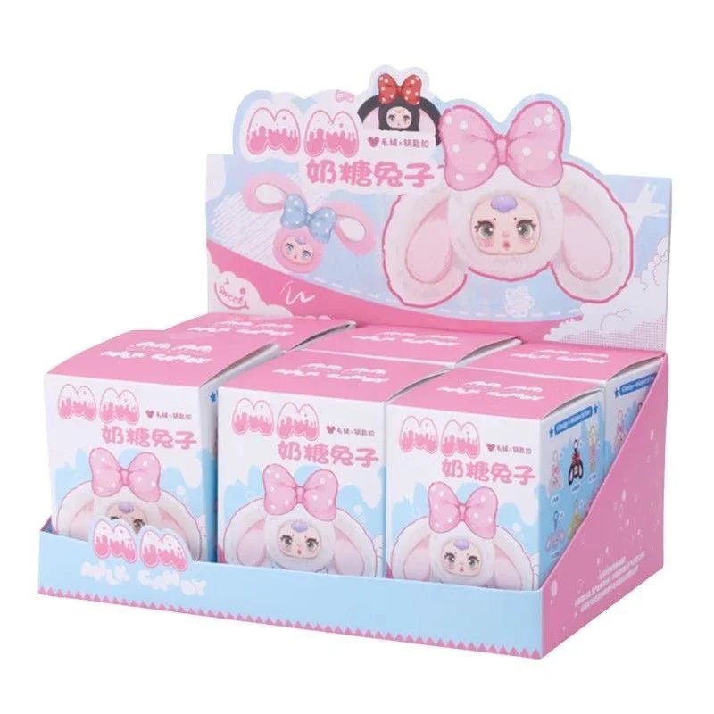 MM Candy Bunny V2 Series Plush Keychain Dolls. Blind Box - POP BOX