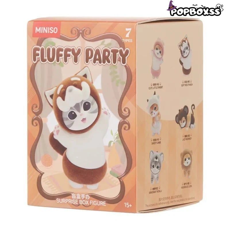 Mofusand Fluffy Party Series Figures. Blind Box - POP BOX