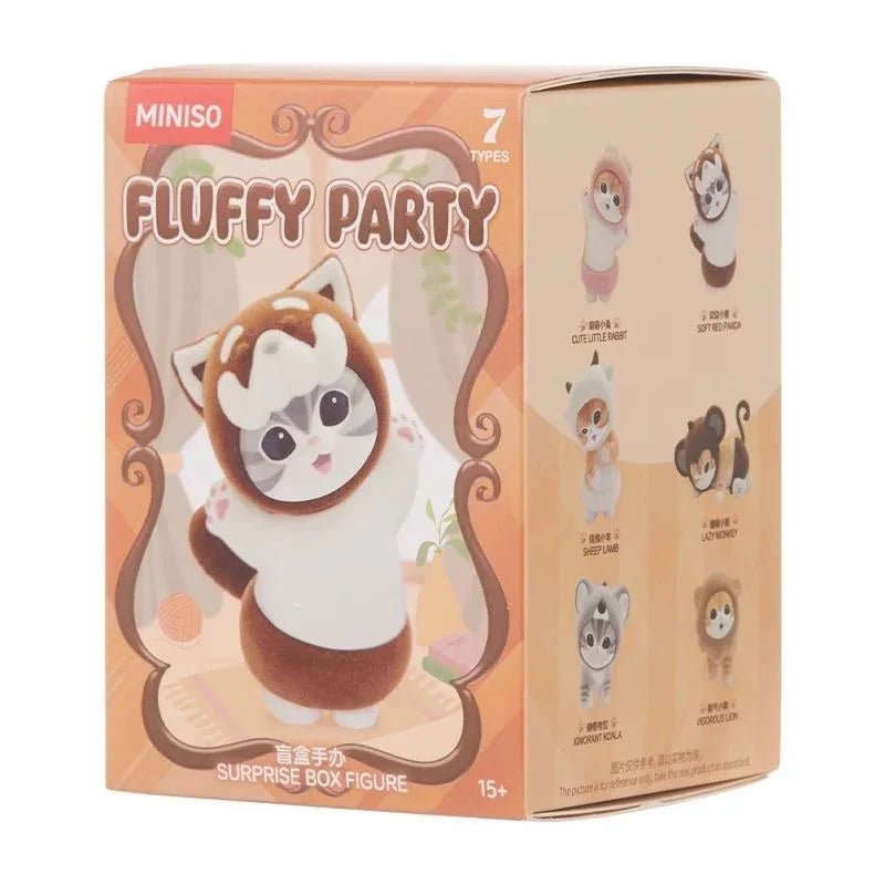 Mofusand Fluffy Party Series Figures. Blind Box - POP BOX