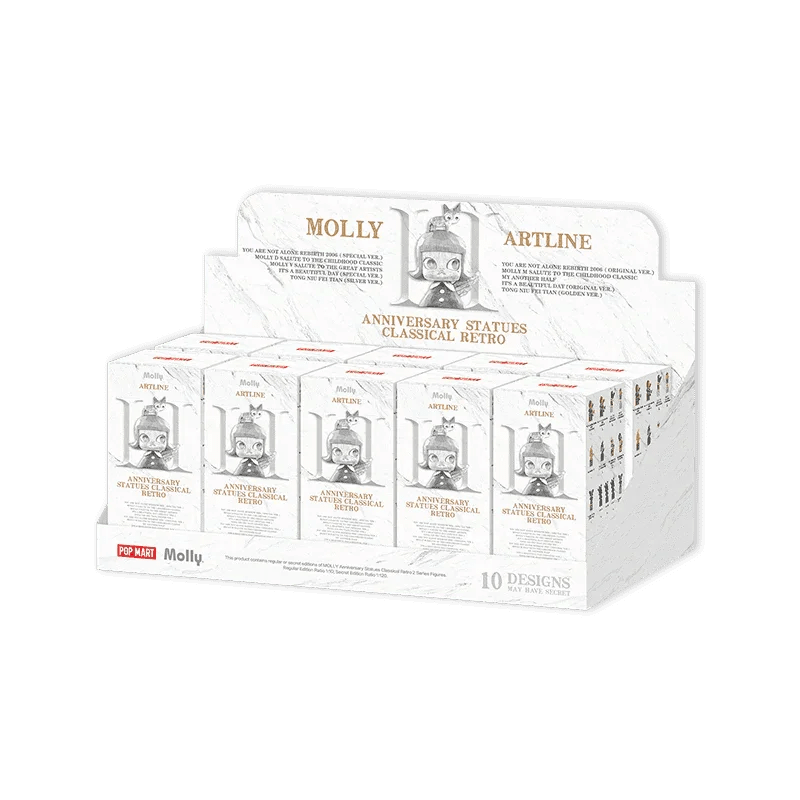 MOLLY Anniversary Statues Classical Retro Ⅱ Series PVC Figures - POP BOX