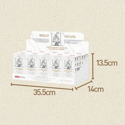 MOLLY Anniversary Statues Classical Retro Ⅱ Series PVC Figures - POP BOX