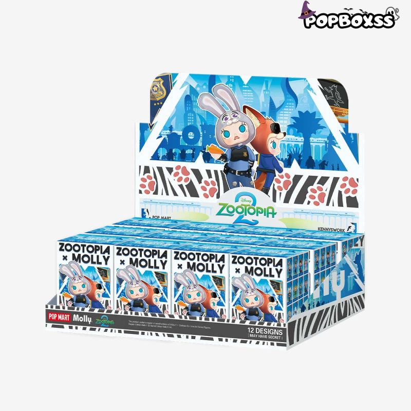MOLLY × Zootopia Co-branded Series Figure Blind Box (PRE-ORDER) 1 SET (12 BXOES)