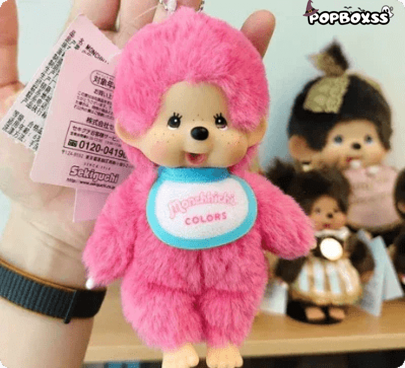 Monchichi Plush Pendant Dolls - POP BOX