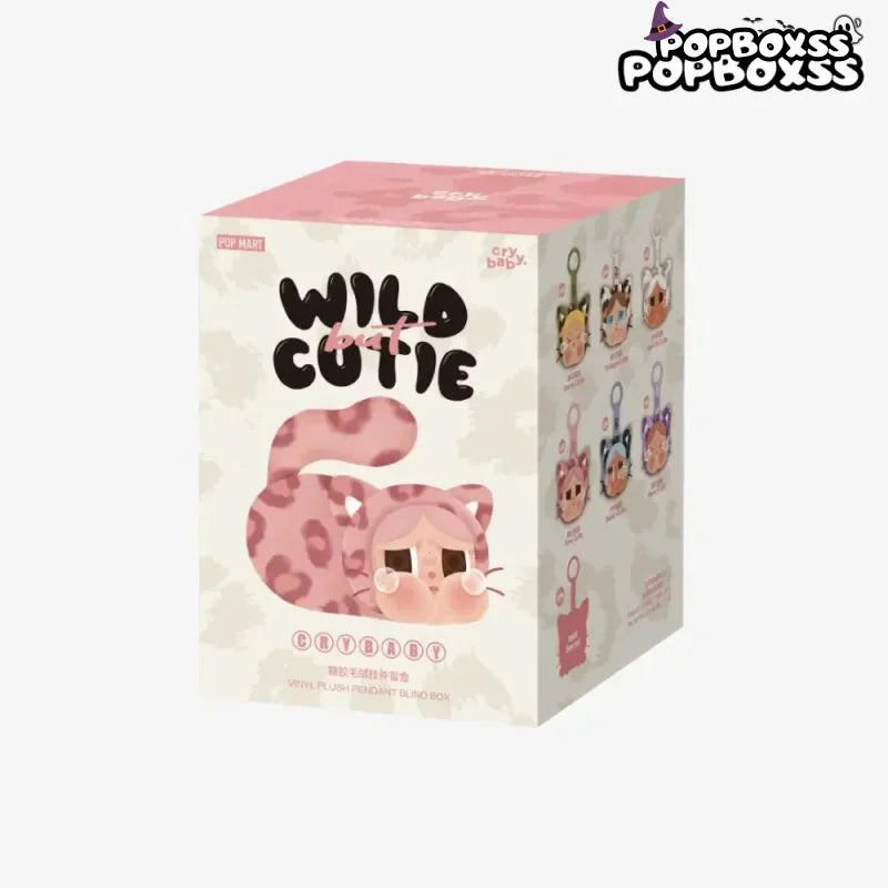 【New】CRYBABY Wild but Cutie Series - Vinyl Plush Pendant Blind Box - POP BOX