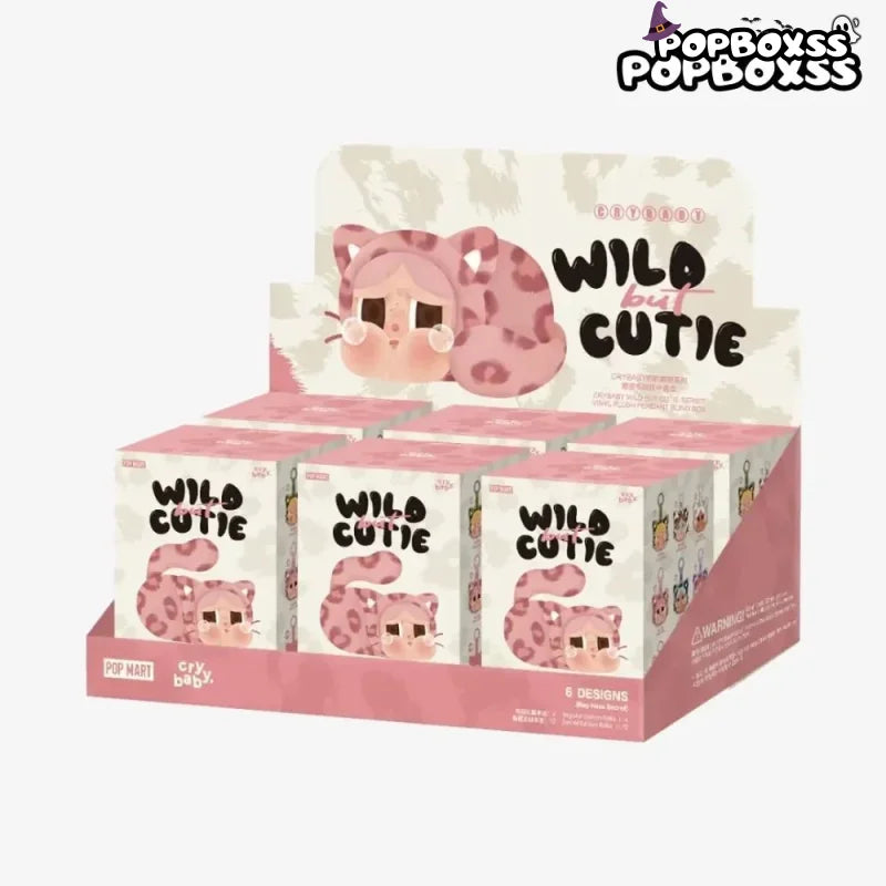 【New】CRYBABY Wild but Cutie Series - Vinyl Plush Pendant Blind Box - POP BOX