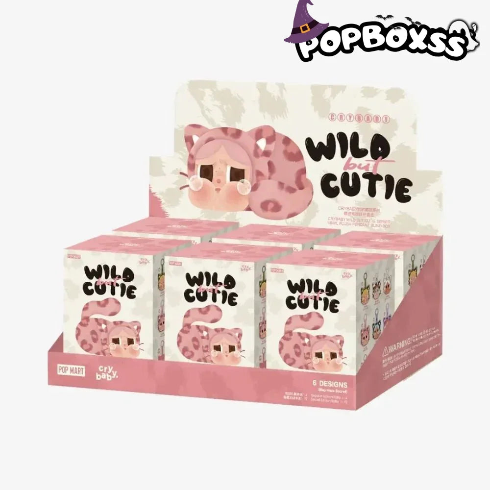 【New】CRYBABY Wild but Cutie Series - Vinyl Plush Pendant Blind Box - POP BOX