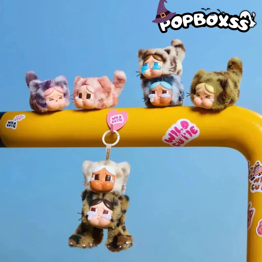 【New】CRYBABY Wild but Cutie Series - Vinyl Plush Pendant Blind Box - POP BOX