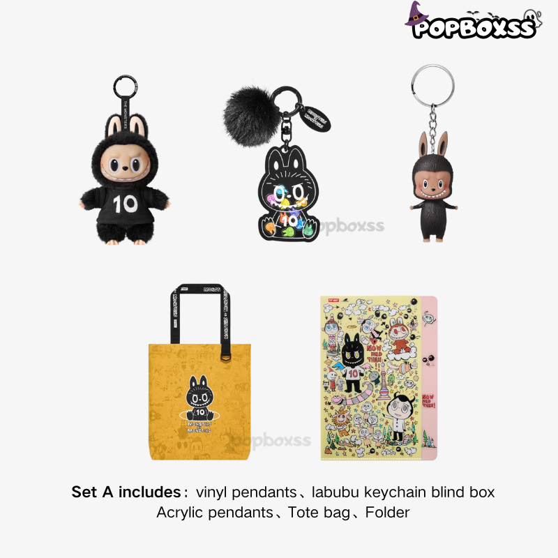 【NEW】LABUBU 10th ANNIVERSARY PLUSH EXCLUSIVE EDITION(PRE-ORDER) SET A