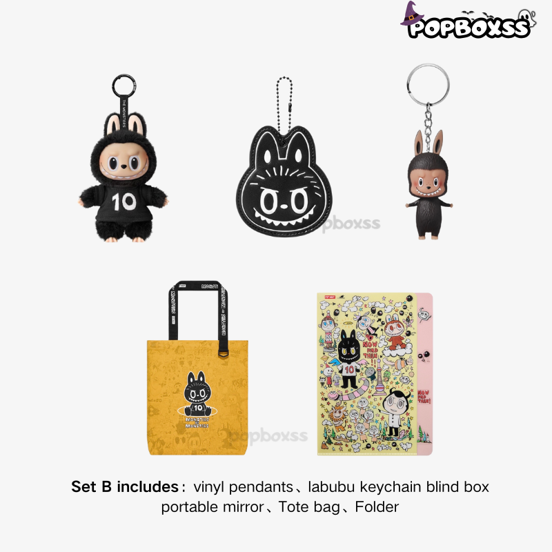 【NEW】LABUBU 10th ANNIVERSARY PLUSH EXCLUSIVE EDITION(PRE-ORDER) SET B