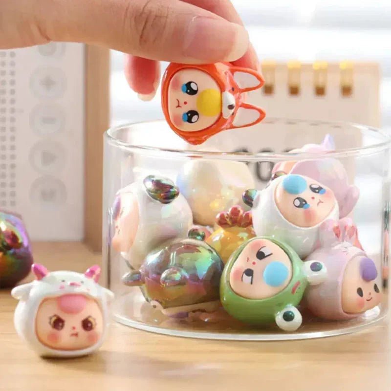 NEW PVC VERSION Baby Three MINI Animal Bean Series 3 BABY THREE Blind Box - POP BOX