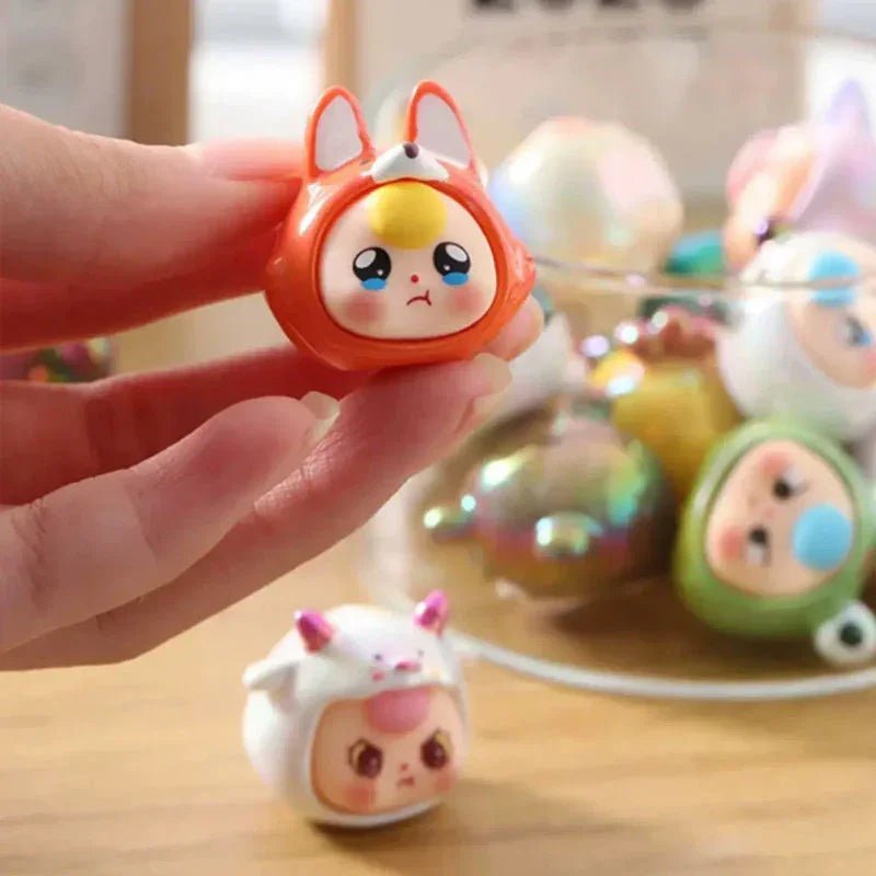 NEW PVC VERSION Baby Three MINI Animal Bean Series 3 BABY THREE Blind Box - POP BOX
