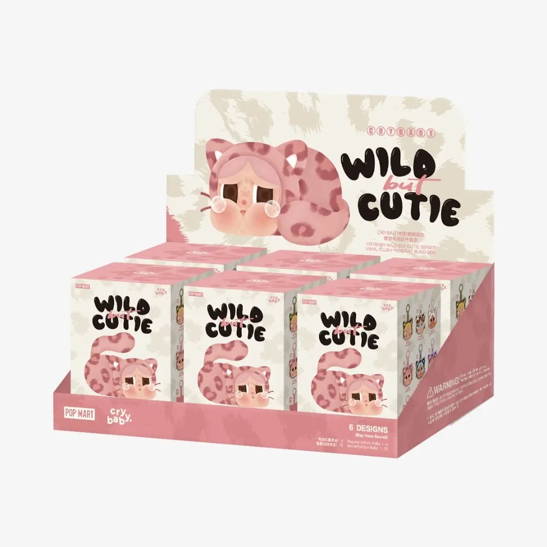 【New】CRYBABY Wild but Cutie Series - Vinyl Plush Pendant Blind Box - POP BOX
