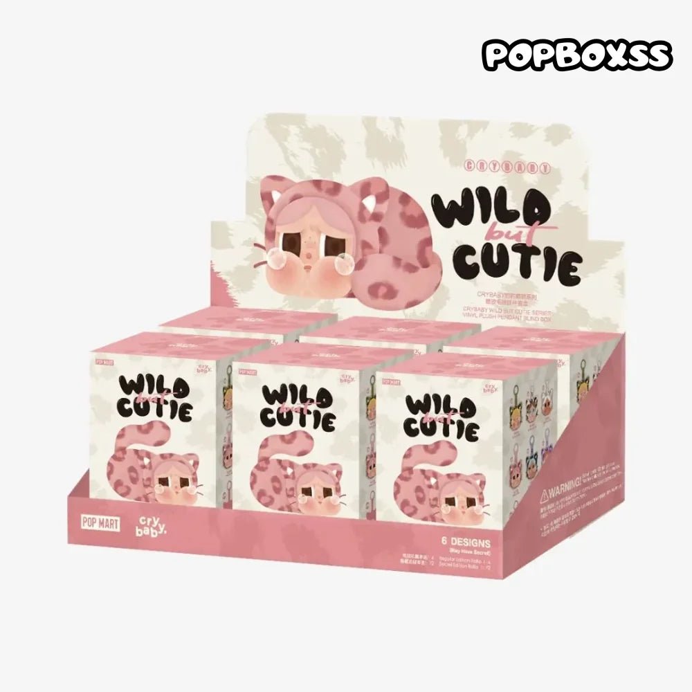【New】CRYBABY Wild but Cutie Series - Vinyl Plush Pendant Blind Box - POP BOX