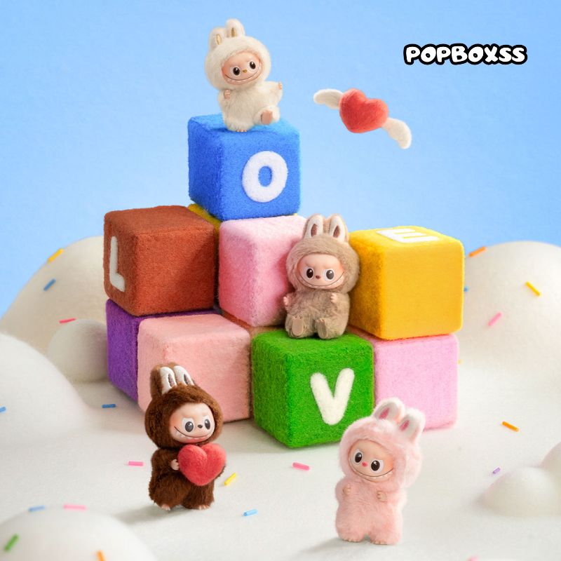 【New】THE MONSTERS Pin for Love Series - Vinyl Plush Pendant labubu Blind Box - POP BOX
