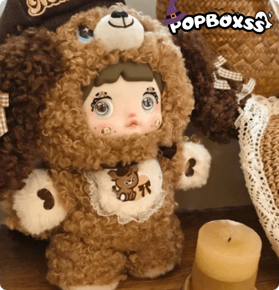 Nommi Chocolate Puppy 400% Plush Doll. Limited Edition - POP BOX