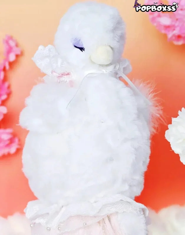 NOMMI Swan Lake Plush Hanging Card. Limited Edition - POP BOX