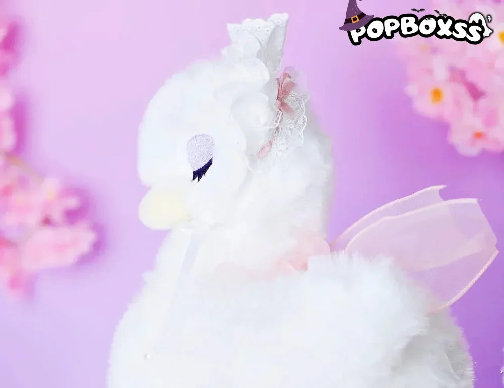 NOMMI Swan Lake Plush Hanging Card. Limited Edition - POP BOX