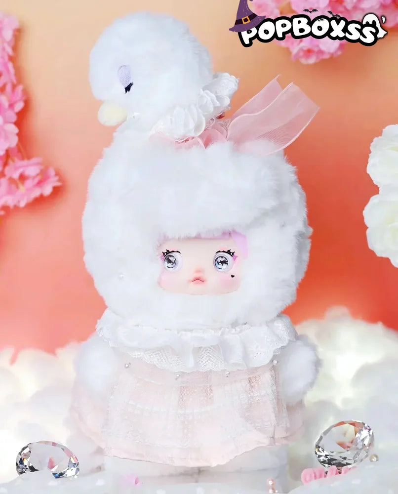 NOMMI Swan Lake Plush Hanging Card. Limited Edition - POP BOX