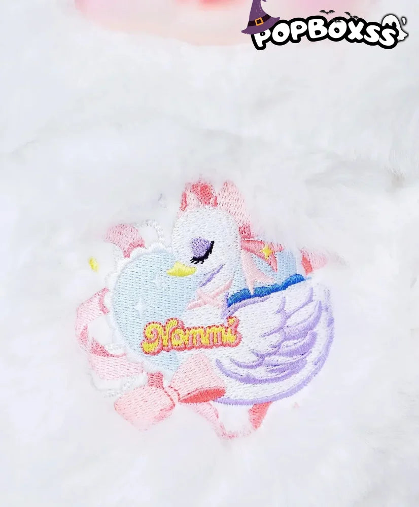 NOMMI Swan Lake Plush Hanging Card. Limited Edition - POP BOX