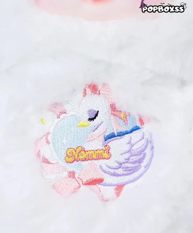 NOMMI Swan Lake Plush Hanging Card. Limited Edition - POP BOX