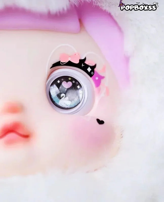NOMMI Swan Lake Plush Hanging Card. Limited Edition - POP BOX