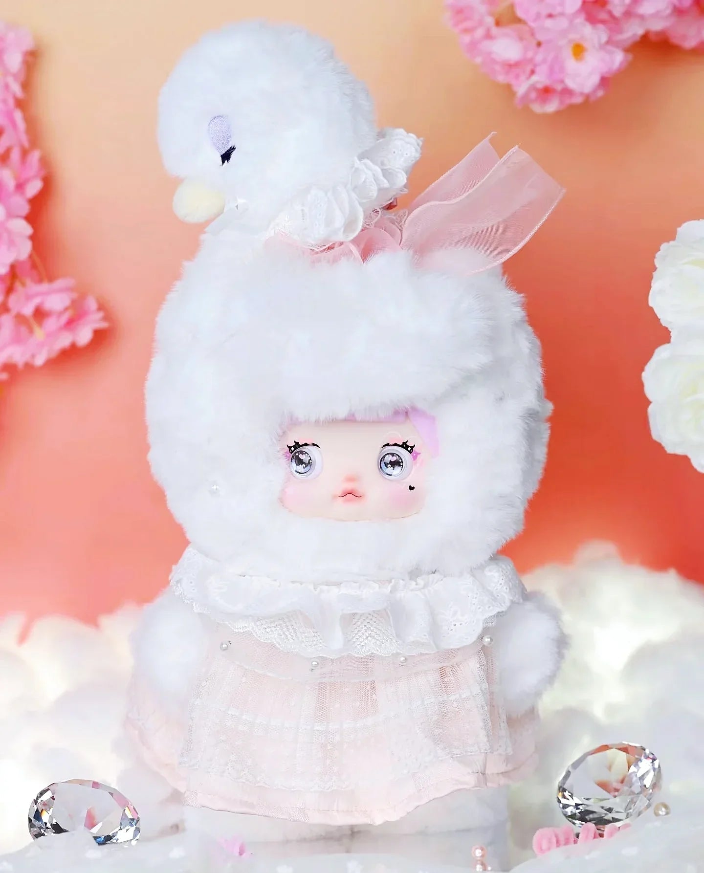 NOMMI Swan Lake Plush Hanging Card. Limited Edition - POP BOX