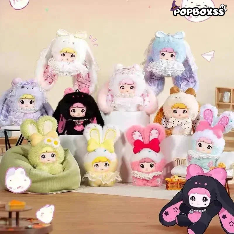 Nommi Sweetheart Bunny Blind Box Mibao Series 2 Plush Toy Keychain - POP BOX