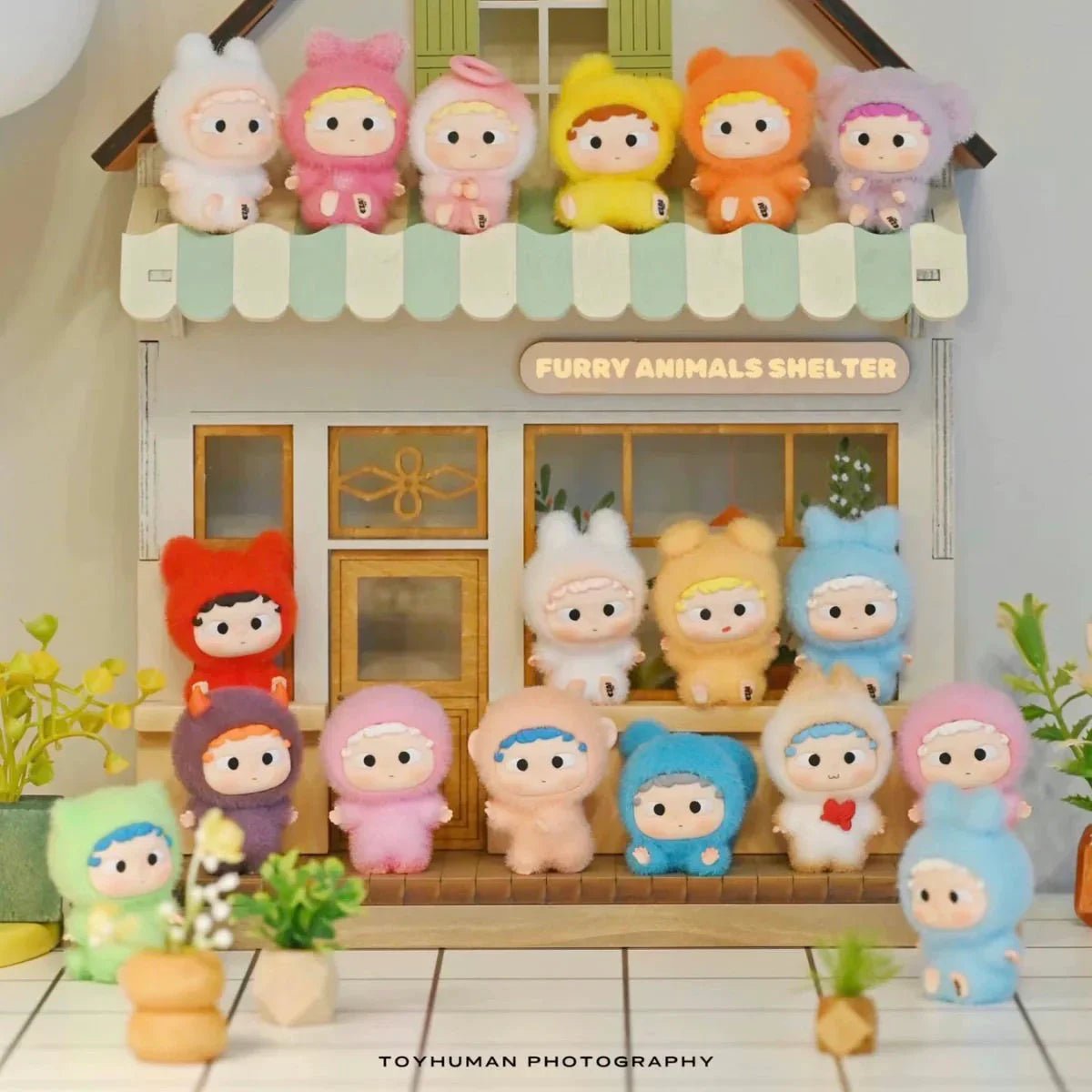 OZAI Furry Animals Shelter Series Figures Blind Box - POP BOX